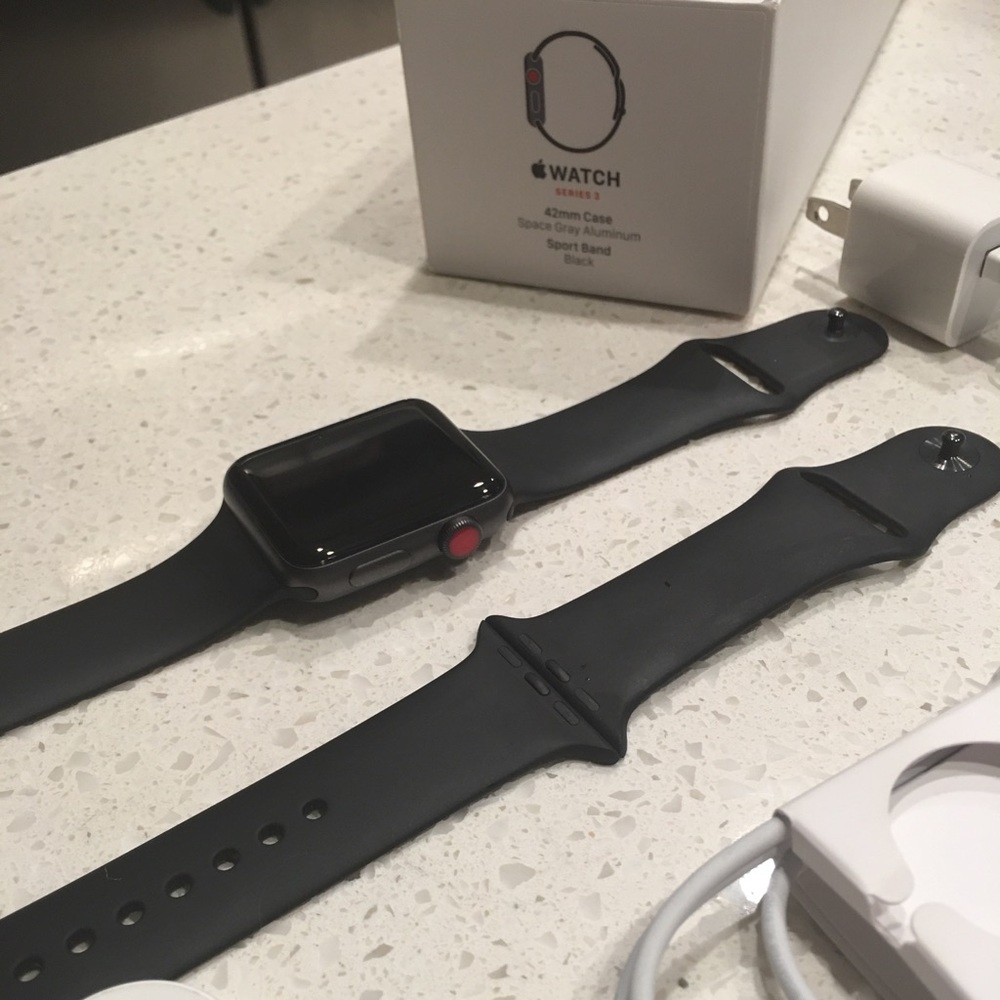 SOLD 42mm Apple Watch Series 3 GPS + Cellular